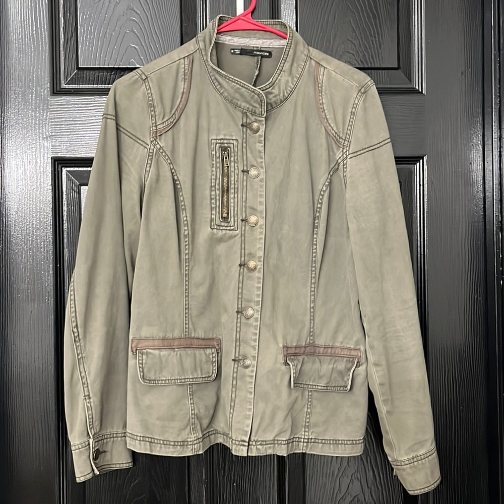 Army green jacket
